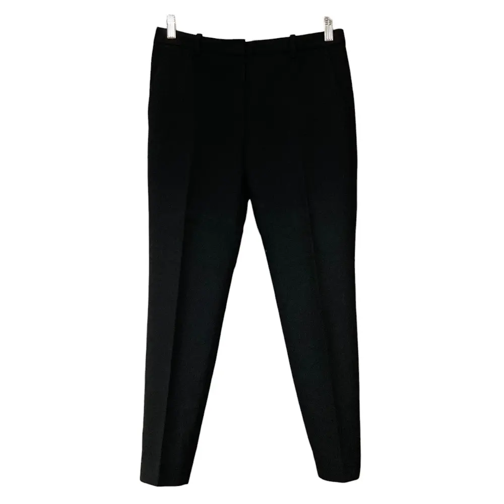 22SS Theory セオリー BISTRECH DOUBLE3 TRECCA 4J N ストレッチ スリムパンツ スラックス サイズ0 ブラック