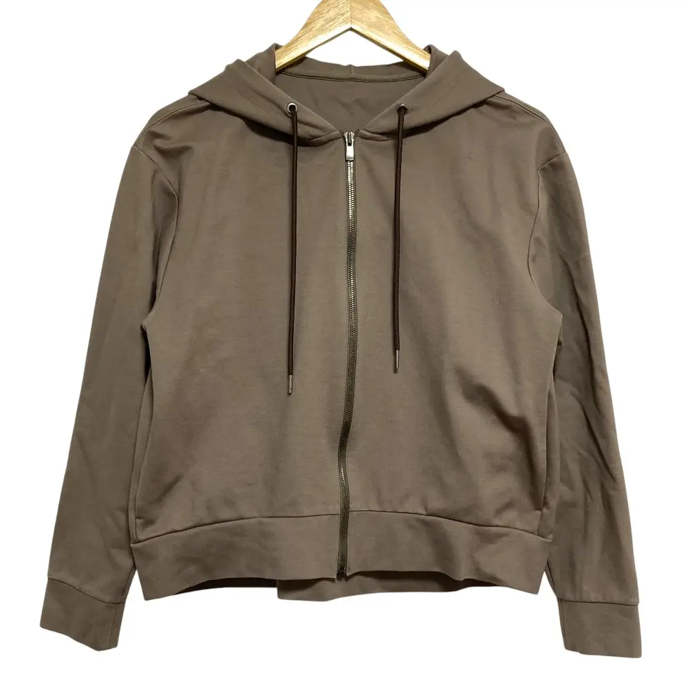 Theory セオリー VIS PONTE FOODIE ジップアップ フーディ パーカー Sサイズ カーキ 