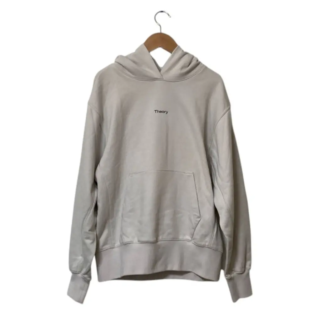 23SS Theory セオリー TECH TERRY STANDARD HOODIE ロゴパーカー サイズS ライトグレー