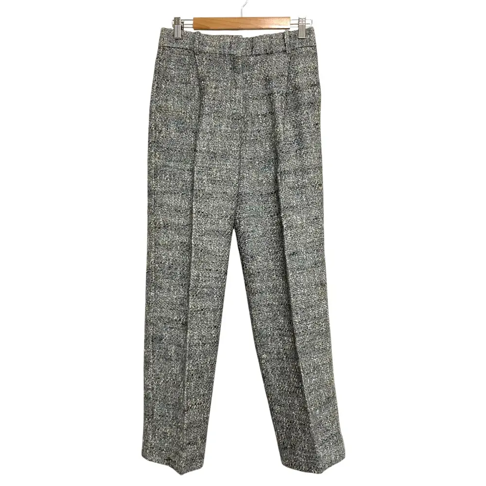 Theory セオリー WILSHIRE TWEED PLEAT ツイード スラックスパンツ サイズ2 ブルー