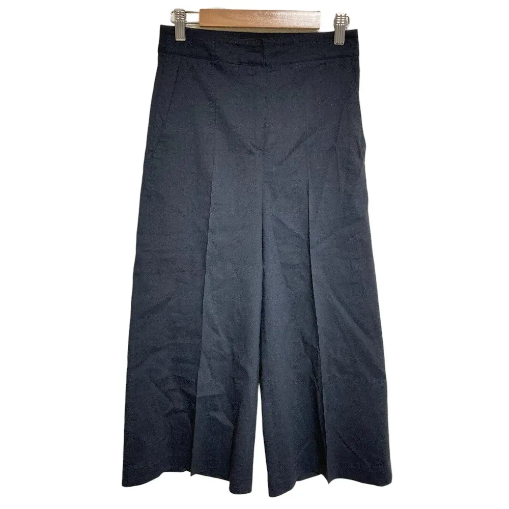 24SS Theory セオリー GOOD CRUNCH W WIDE CROP PANT T ワイド クロップドパンツ XXX0 ネイビー
