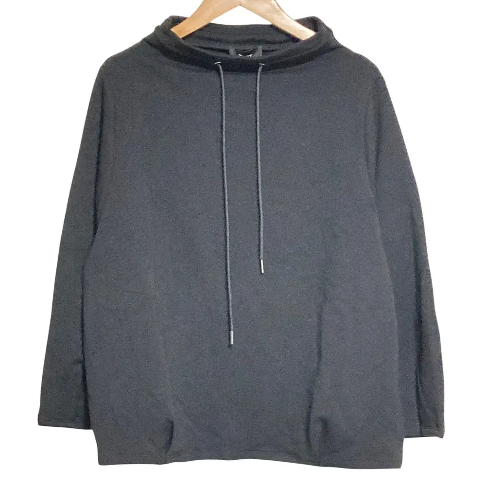 23AW Theory セオリー DOUBLE KNIT LT N プルオーバーパーカー S ブラック