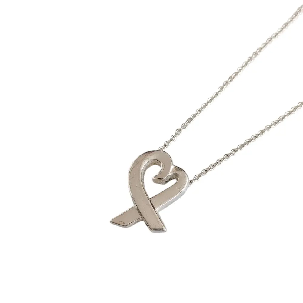 TIFFANY&Co. ティファニー パロマピカソ SV925 ラビングハート チェーン ペンダント ネックレス アクセサリー シルバー