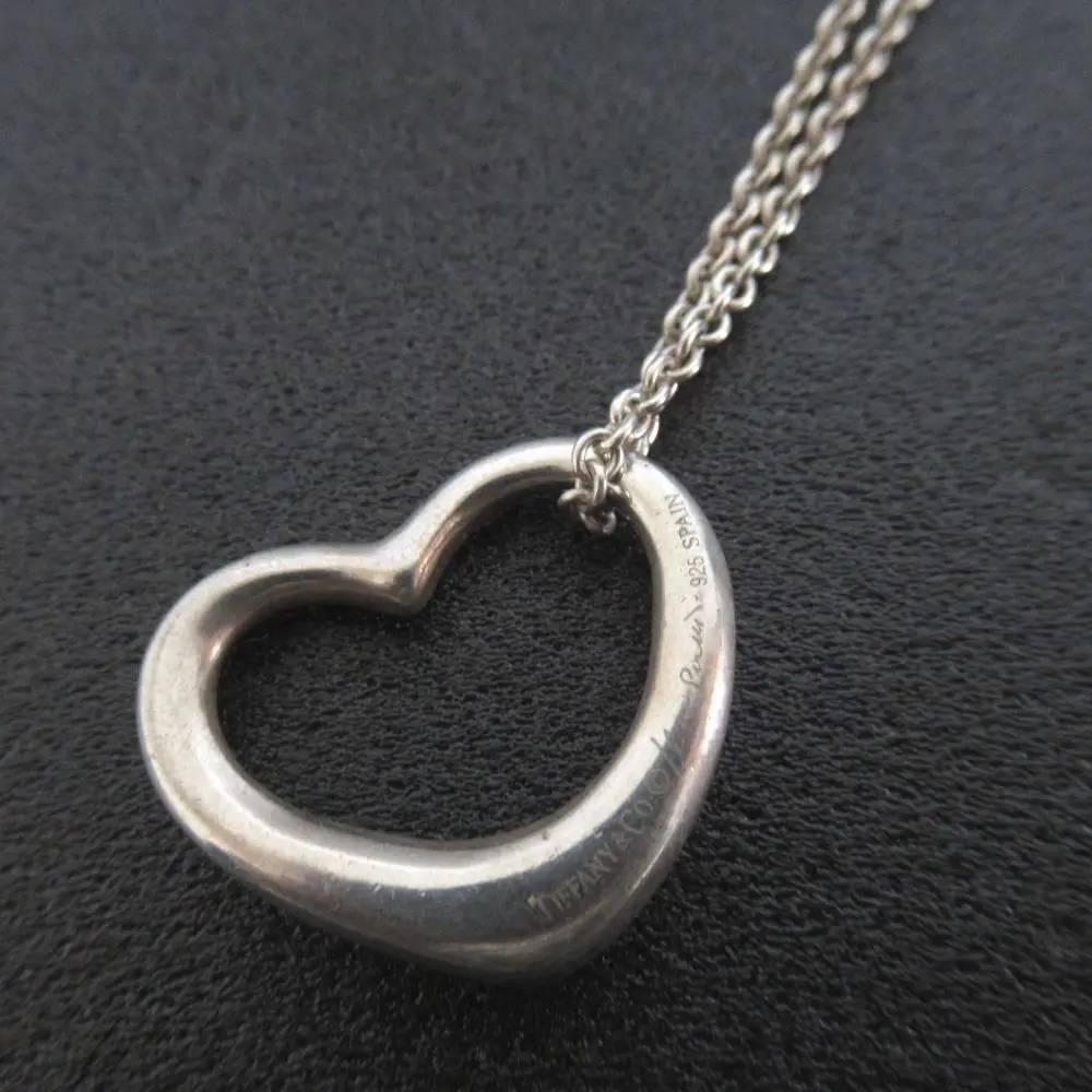 TIFFANY＆Co ティファニー 925SV オープンハート ネックレス シルバー