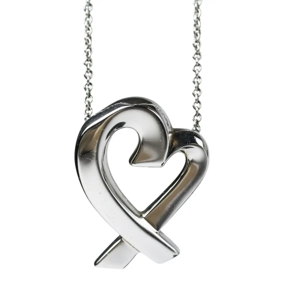 Tiffany＆Co. ティファニー パロマピカソ SV925 ラビングハート ネックレス シルバー