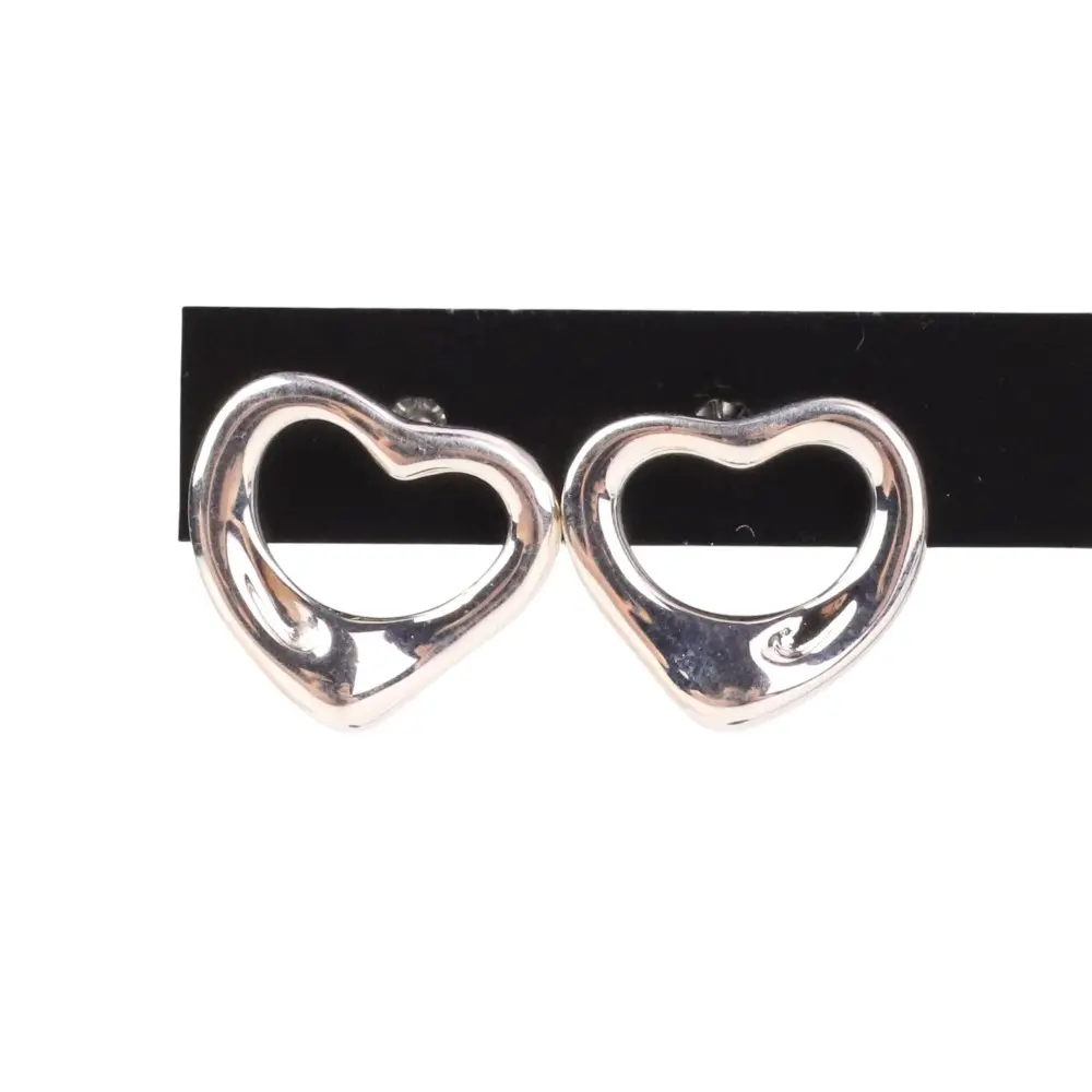 TIFFANY&Co. ティファニー エルサ ペレッティ オープンハート スタッド ピアス シルバー 925SV