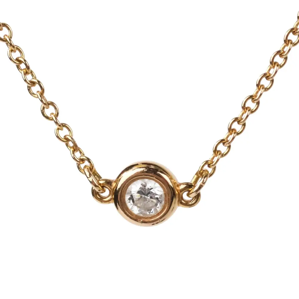 TIFFANY&Co. ティファニー エルサペレッティ バイザヤード ダイヤモンド 0.08ct ブレスレット 750 K18 イエローゴールド