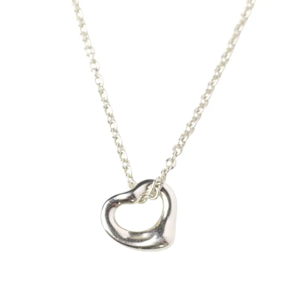 TIFFANY&Co. ティファニー エルサペレッティ オープンハート ネックレス スモール SV925 シルバー