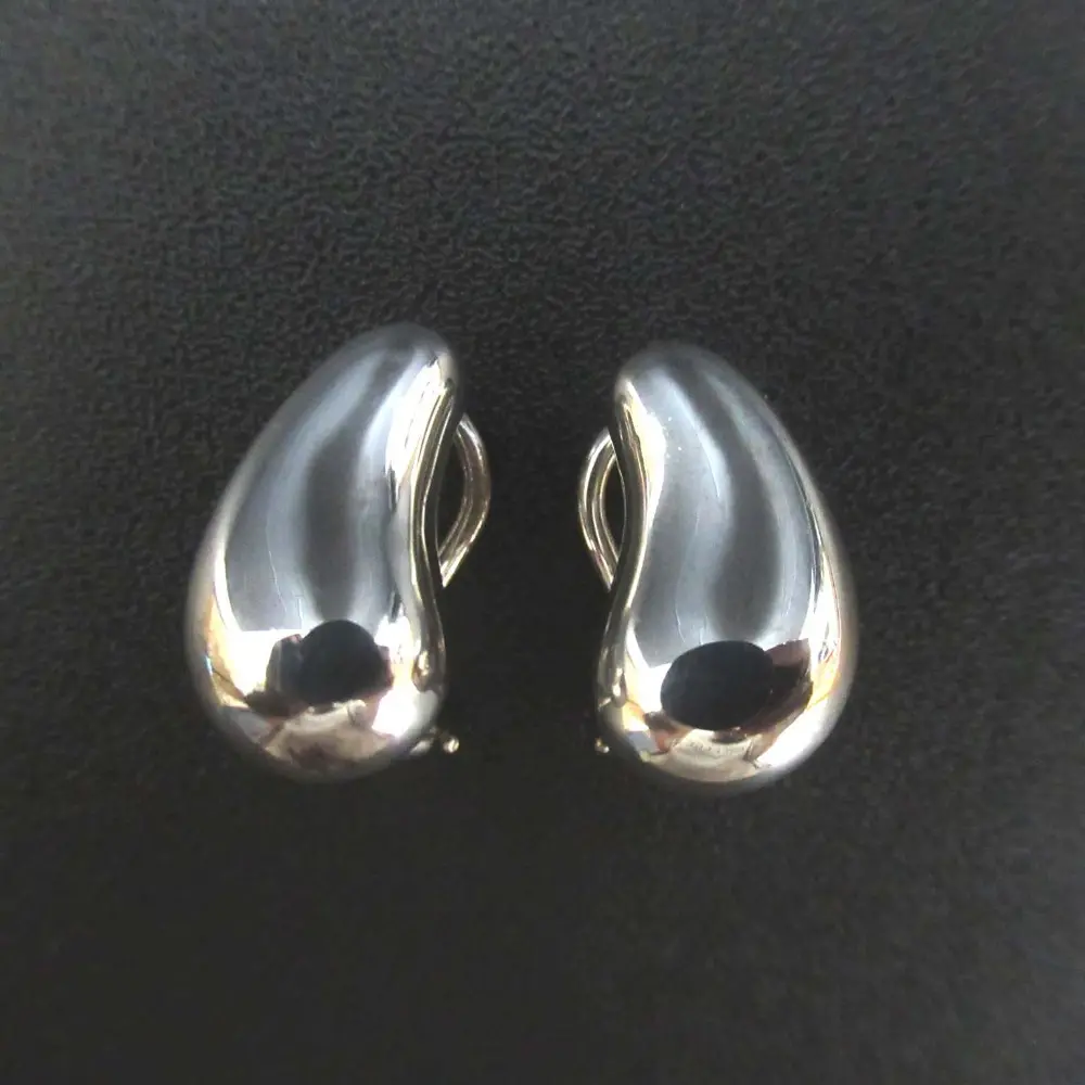 TIFFANY&Co. ティファニー 925SV ビーン クリップ イヤリング シルバー