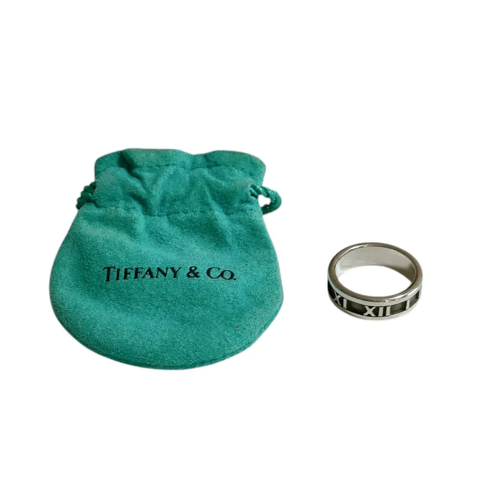 TIFFANY&Co ティファニー 1995年 925SV アトラス ナローリング 指輪 アクセサリー 13号 シルバー