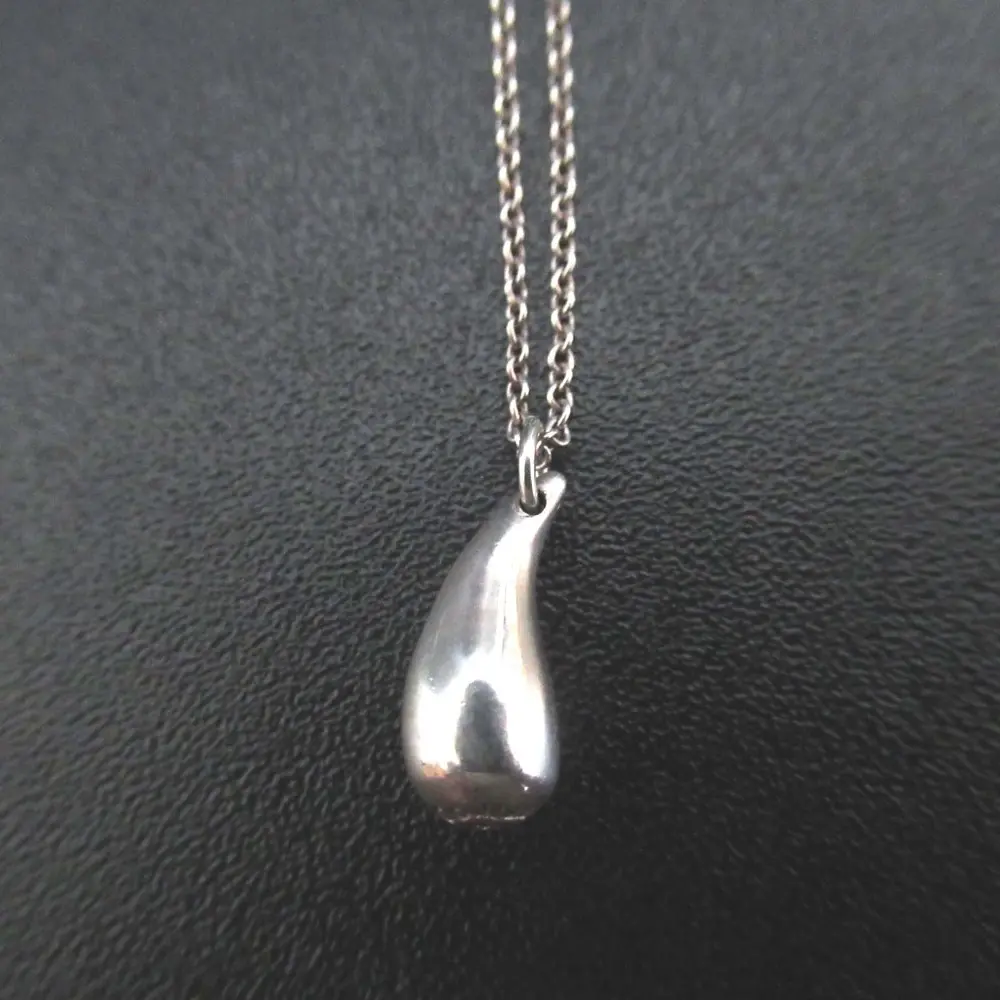 TIFFANY&Co. ティファニー 925SV エルサペレッティ ティアドロップ ネックレス ペンダント アクセサリー シルバー