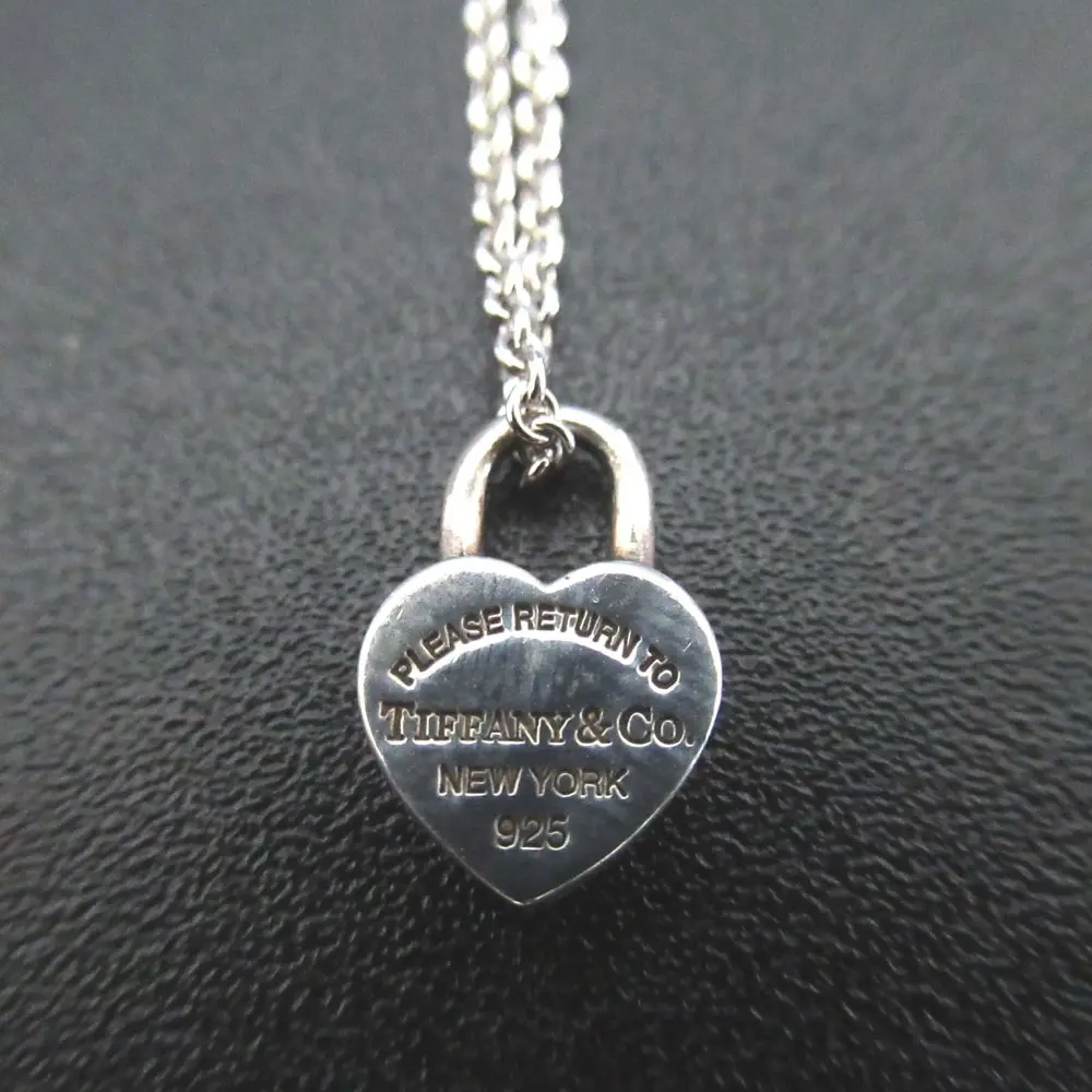 TIFFANY&Co ティファニー 925SV リターントゥハート パドロック ネックレス シルバー