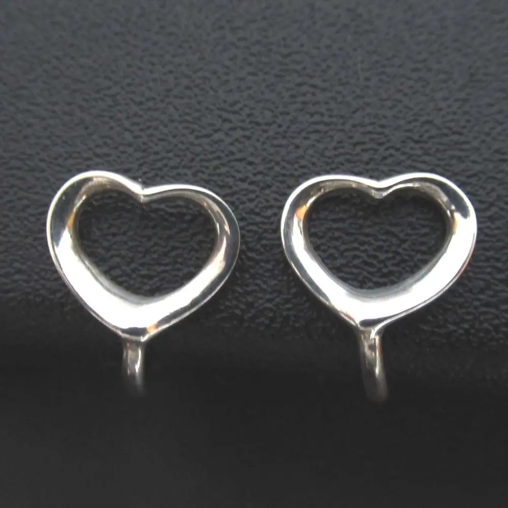 Tiffany&Co ティファニー 925SV エルサペレッティ オープンハート イヤリング シルバー