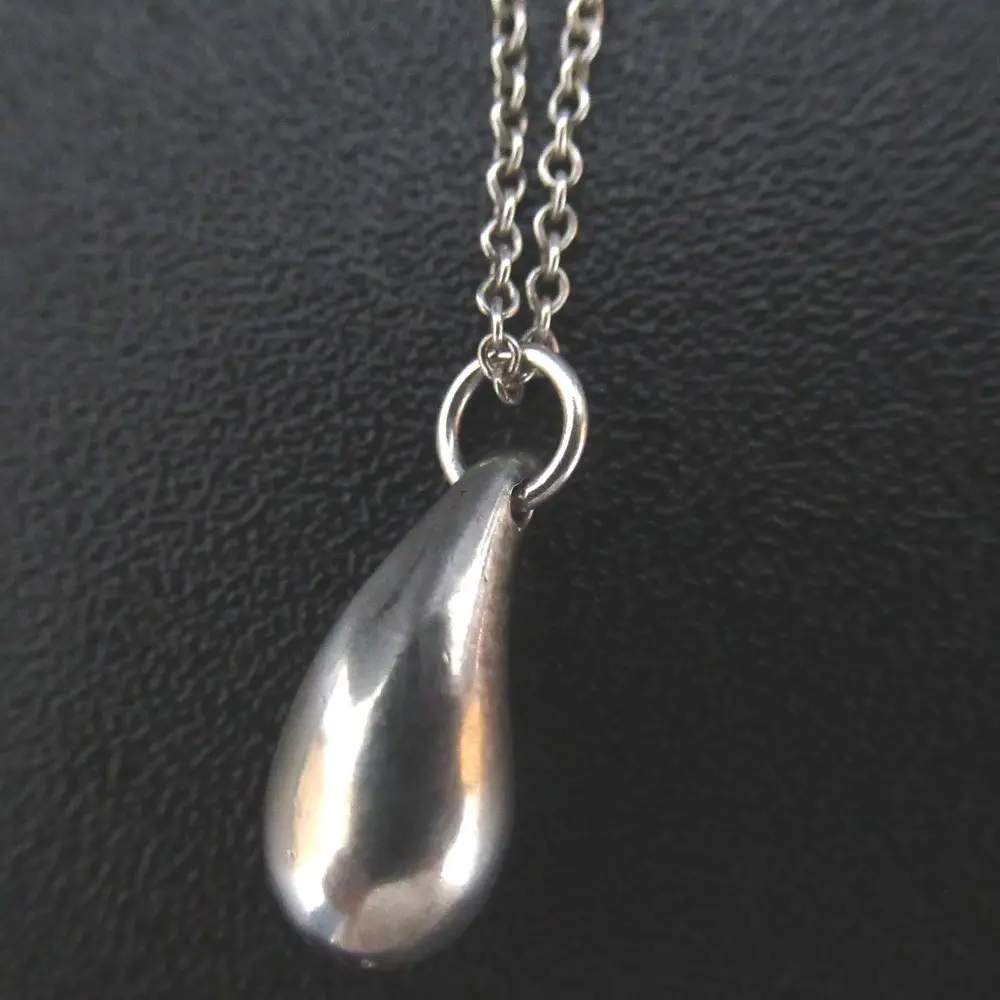 Tiffany&Co ティファニー 925SV エルサペレッティ ティアドロップ ネックレス シルバー