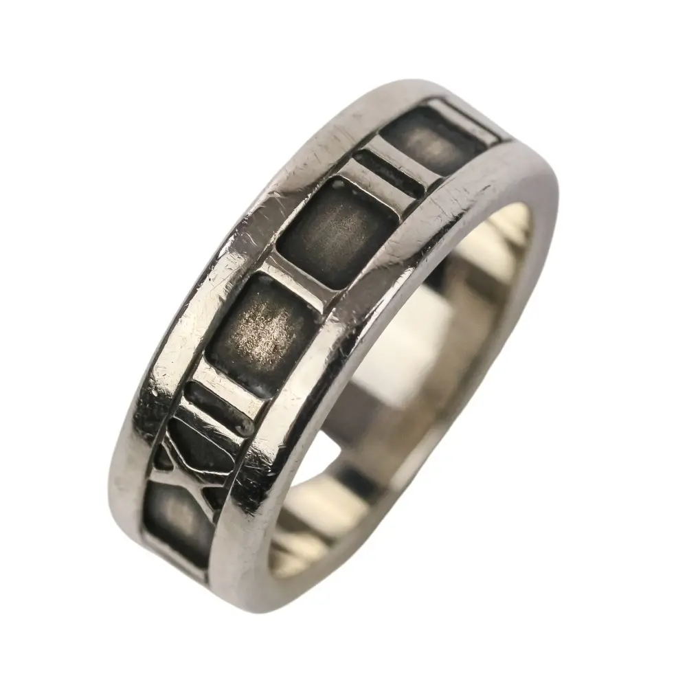 Tiffany & Co. ティファニー アトラスリング sv925 指輪 9号 シルバー