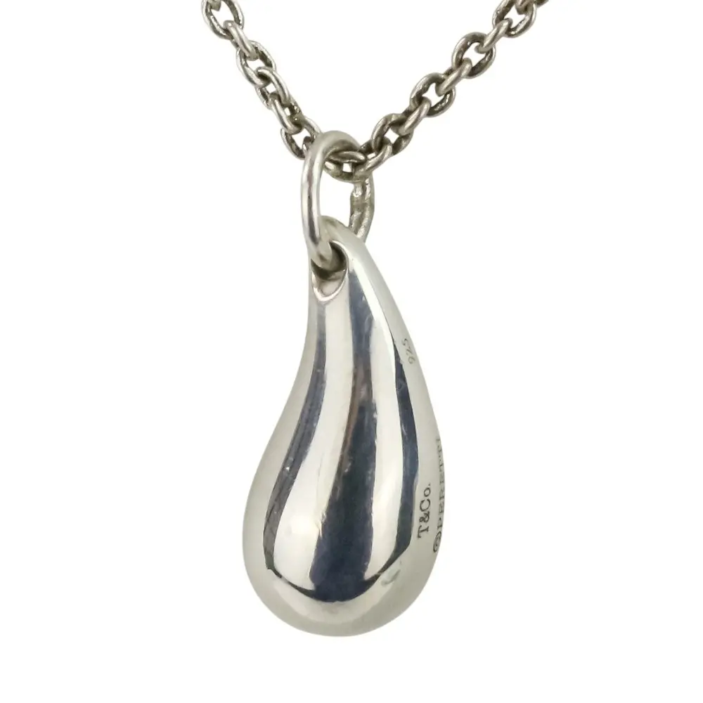 Tiffany&Co ティファニー エルサペレッティ SV925 ティアドロップ ペンダント ネックレス シルバー