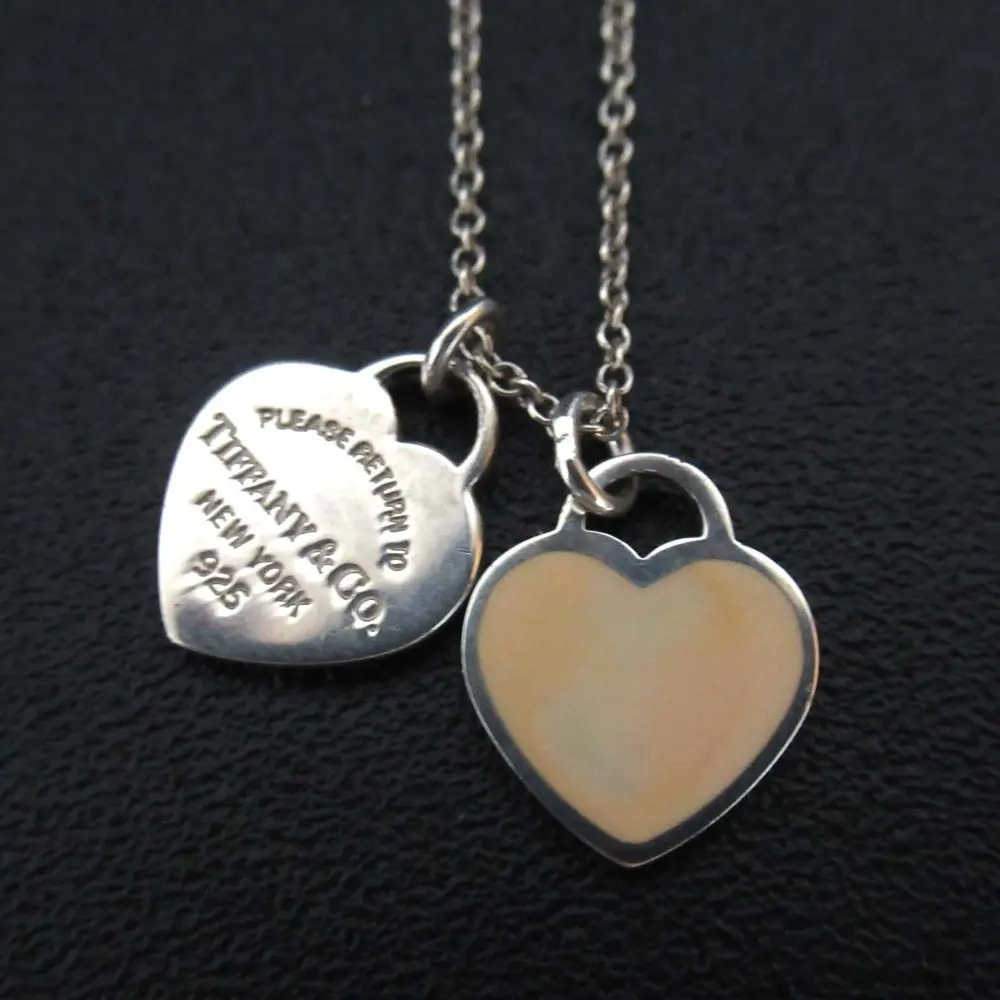 Tiffany&Co ティファニー AG925 ダブルリターントゥハート ネックレス ペンダント シルバー