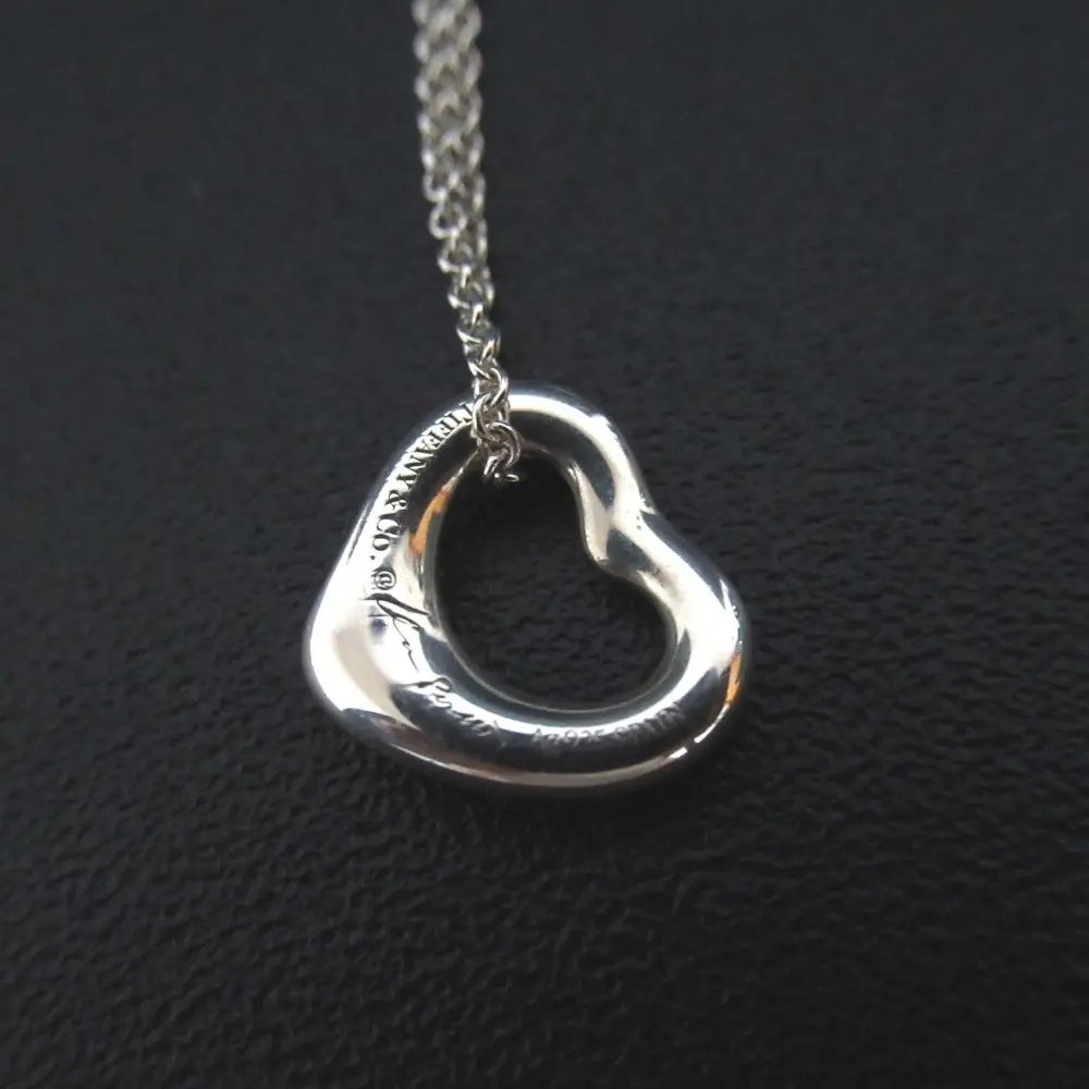Tiffany&Co ティファニー 925SV エルサペレッティ オープンハートネックレス シルバー