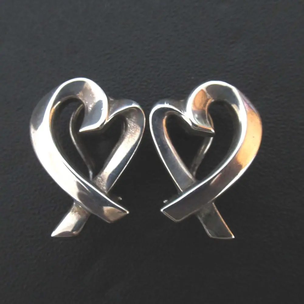Tiffany&Co ティファニー 925SV パロマピカソ ラビングハート ピアス シルバー