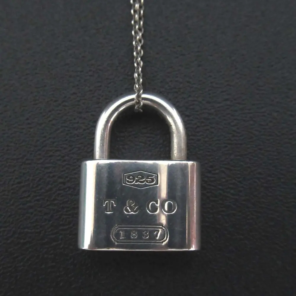 Tiffany&Co ティファニー 925SV パドロック ネックレス シルバー