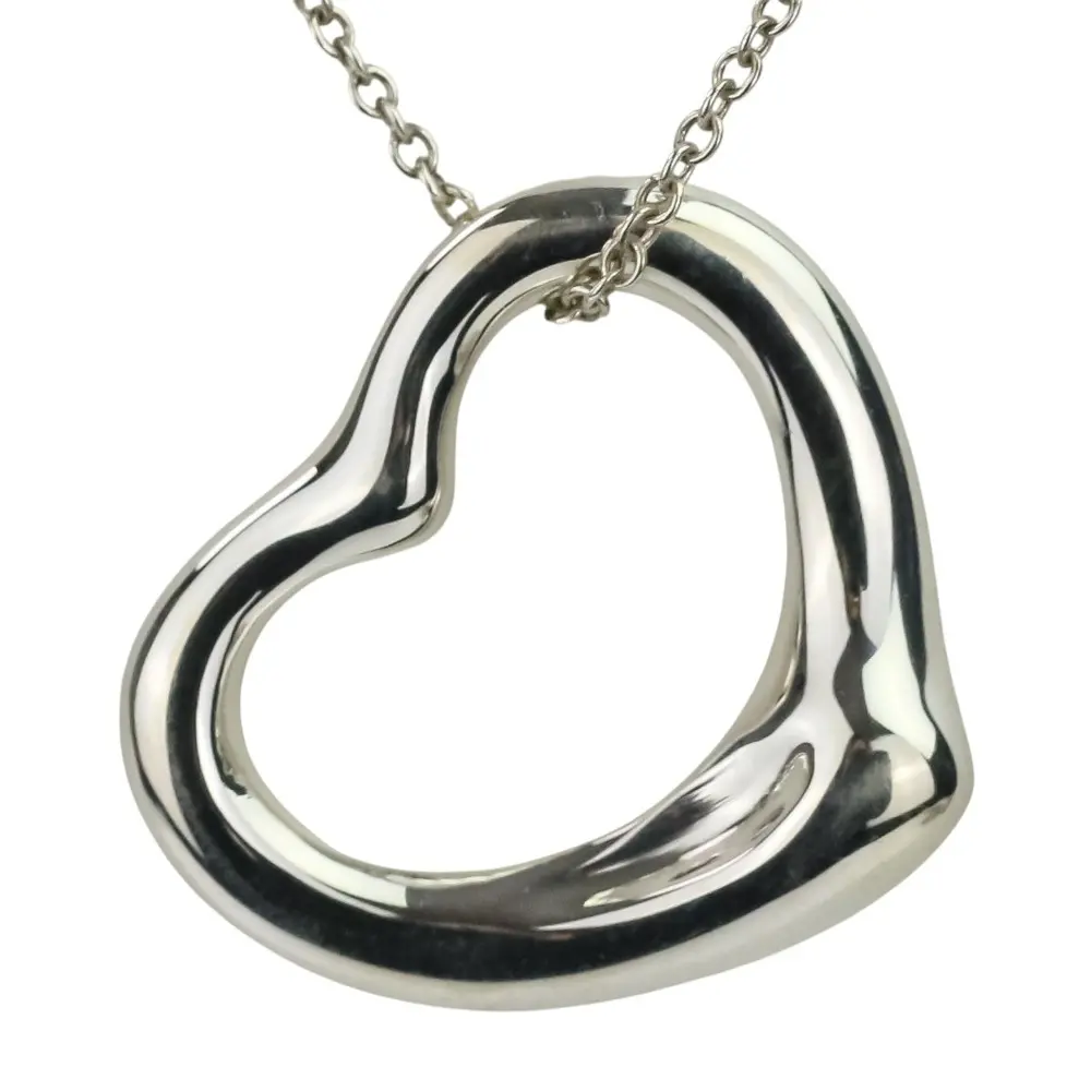 TIFFANY & CO. ティファニー ラージオープンハート ネックレス 925 シルバー