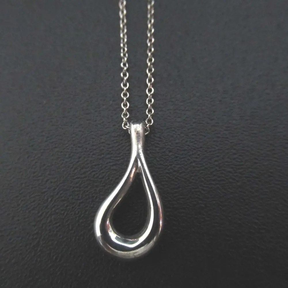 Tiffany&Co ティファニー エルサペレッティ オープンティアドロップ ネックレス SV925 シルバー