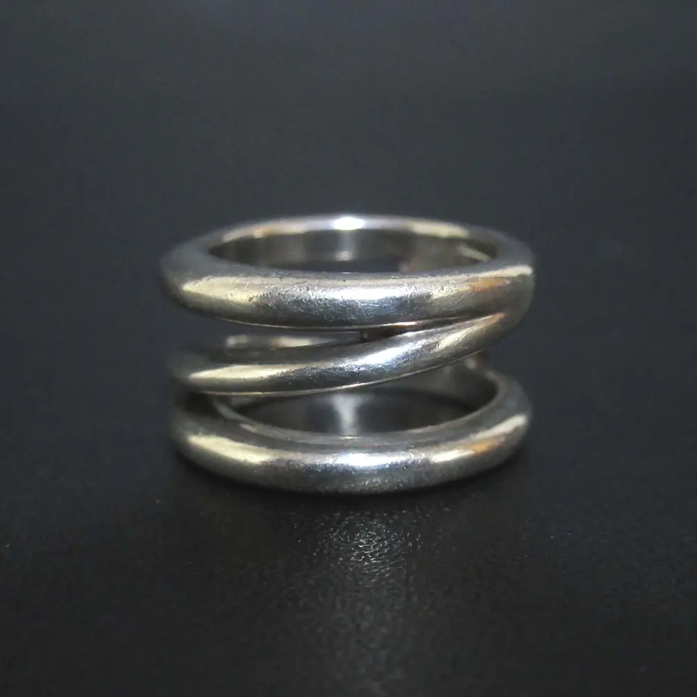 Tiffany&Co ティファニー 925SV ダイアゴナ リング 指輪 サイズ9号 シルバー