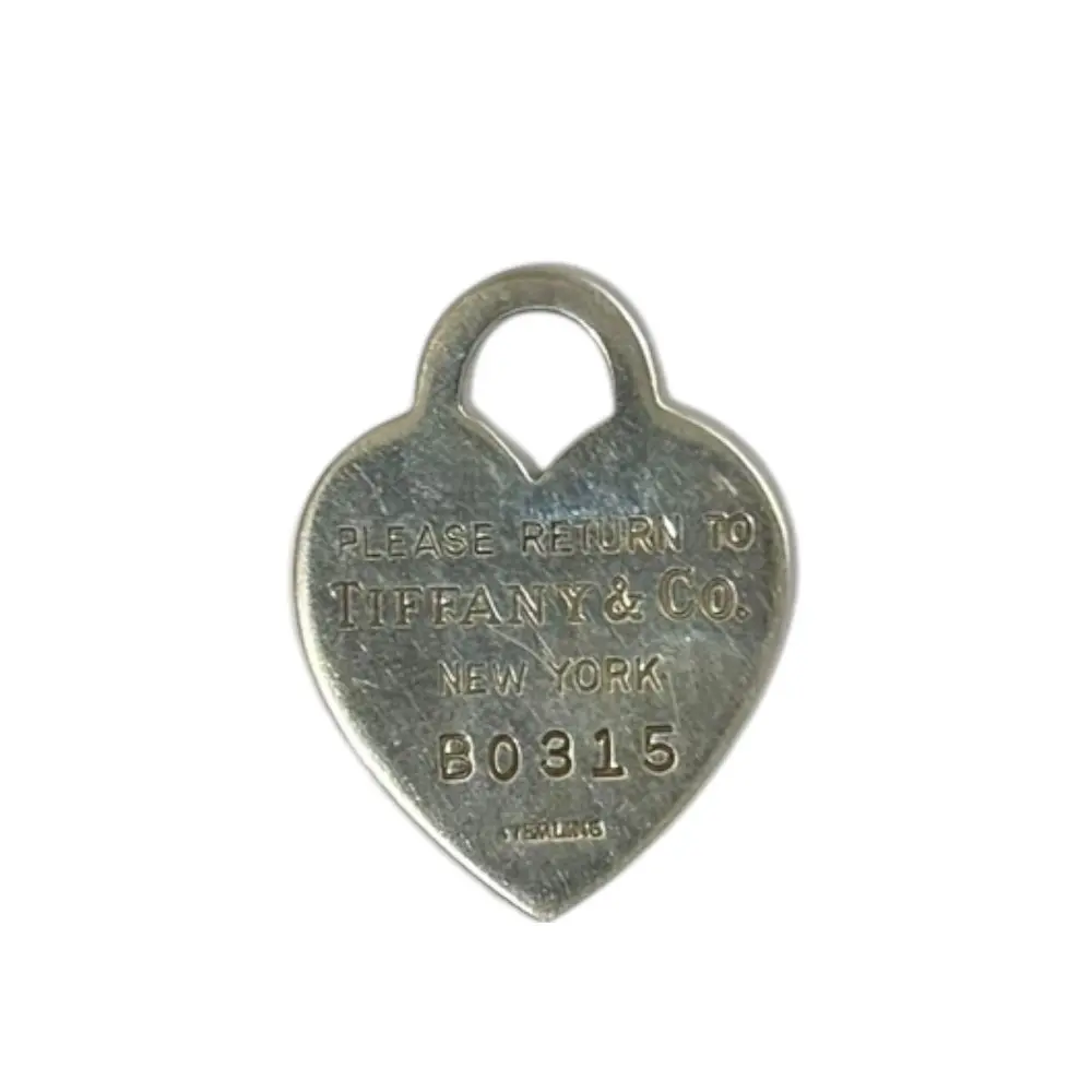 TIFFANY&Co ティファニー リターントゥティファニー SV925 ハートモチーフ ペンダントトップ チャーム アクセサリー シルバー