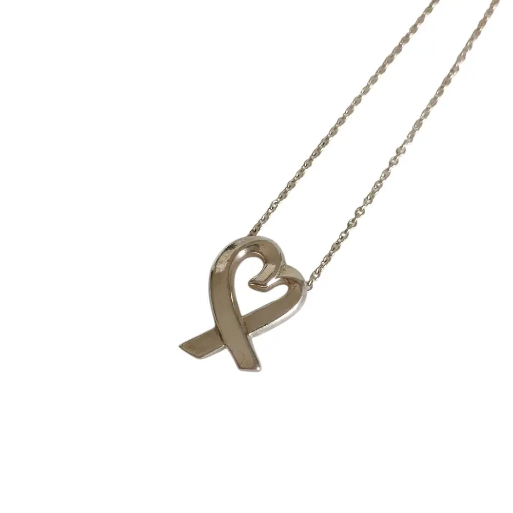 TIFFANY＆Co. ティファニー パロマピカソ ラビングハート チェーン ペンダント ネックレス SV925 シルバーカラー