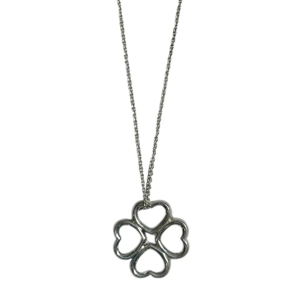 Tiffany&Co. ティファニー ハート クローバー ネックレス 925 シルバー