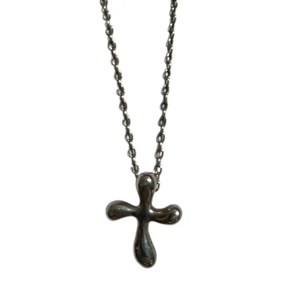 TIFFANY&Co. ティファニー エルサペレッティ スモールクロス ネックレス 925 シルバー