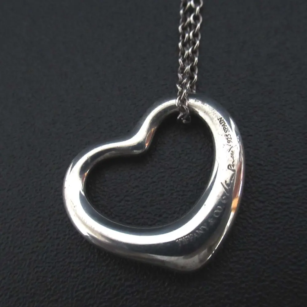Tiffany&Co ティファニー エルサペレッティ オープンハート ネックレス ペンダント 925SV シルバー
