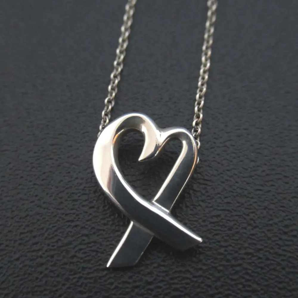 Tiffany&co ティファニー パロマピカソ ラビングハート ネックレス ペンダント 925SV シルバー