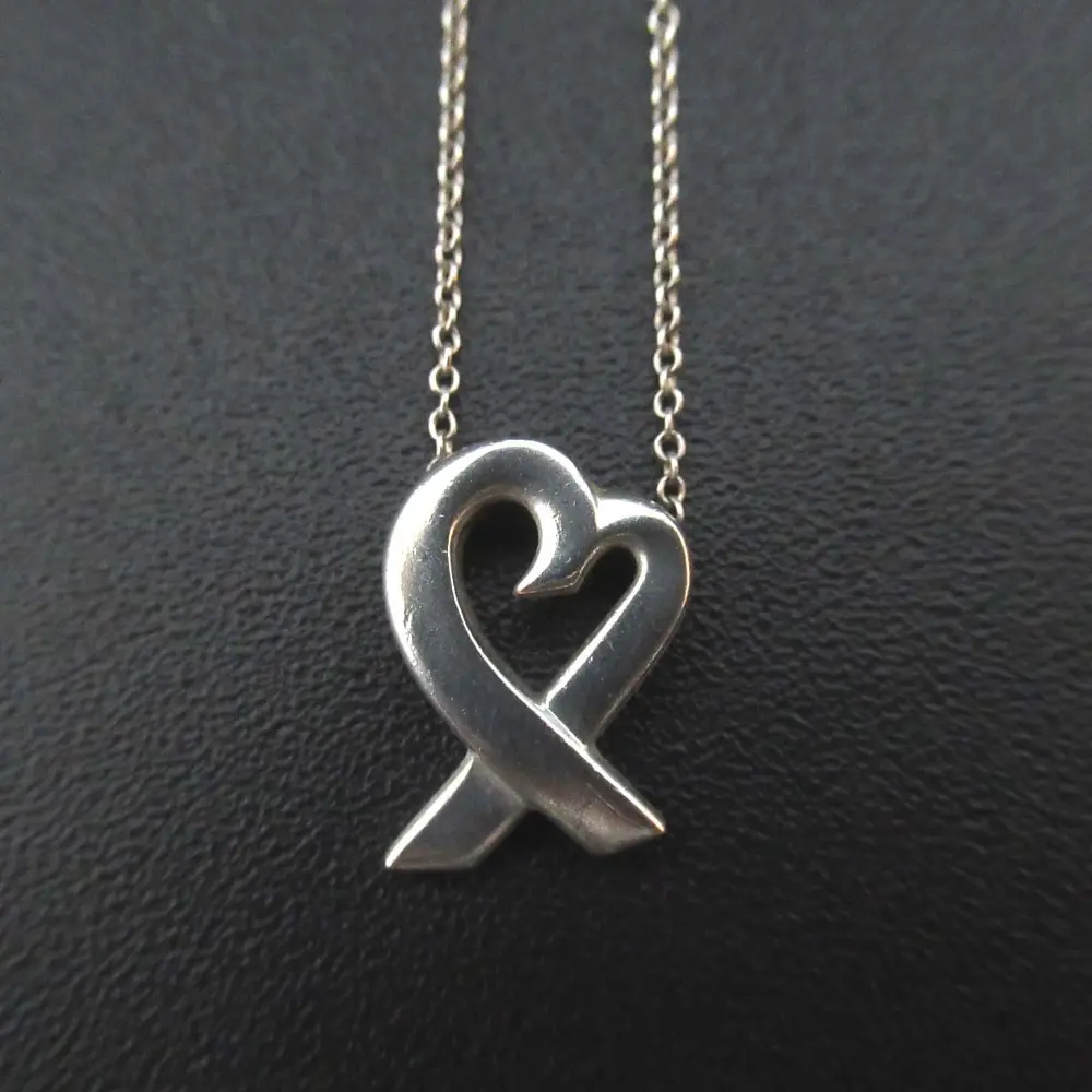 Tiffany&co ティファニー パロマピカソ ラビングハート ネックレス ペンダント 925SV シルバー