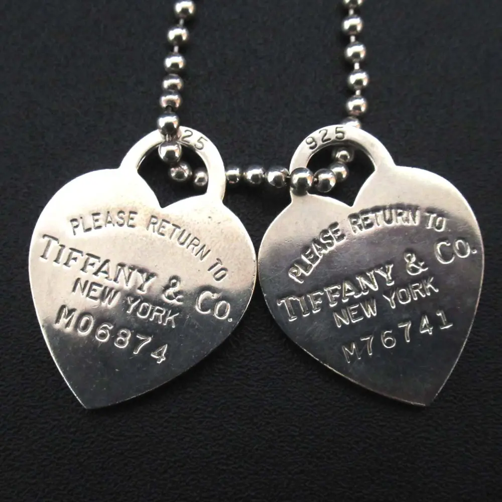 Tiffany&Co ティファニー リターントゥティファニー ダブルハートタグ ネックレス 925SV シルバー