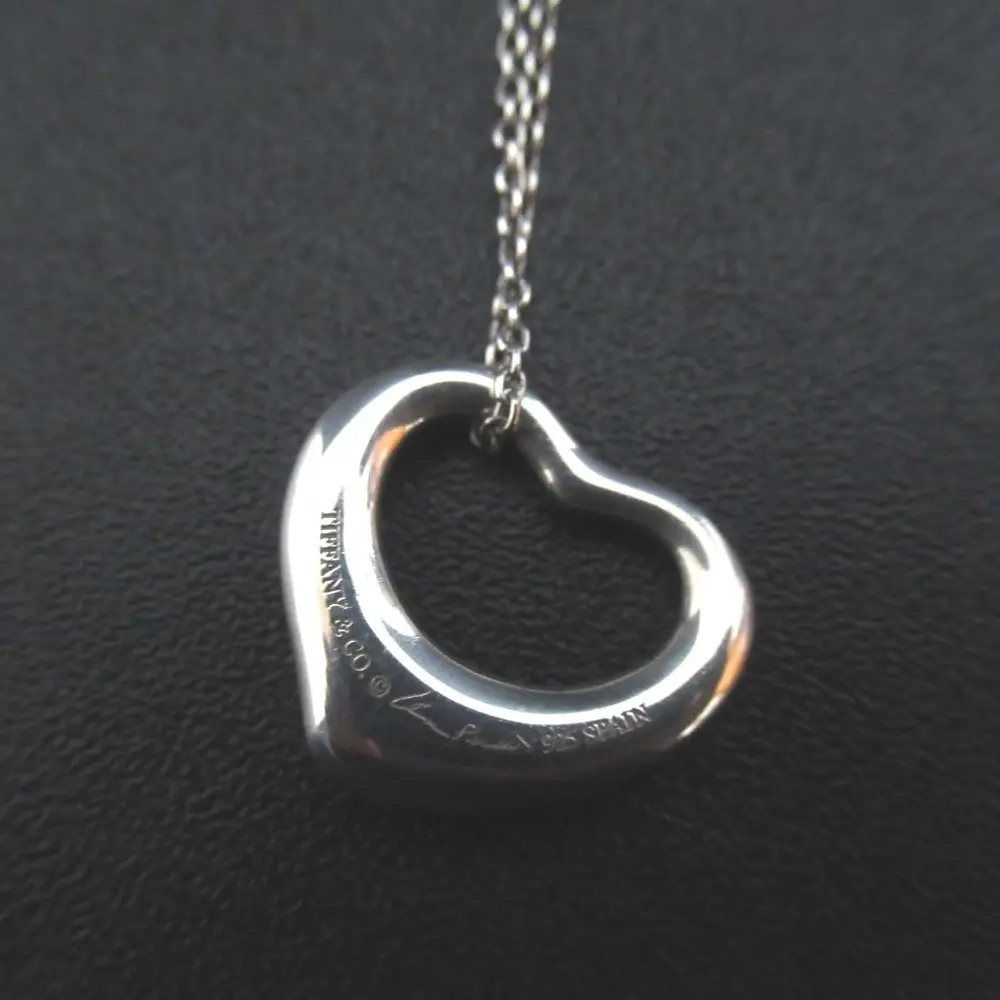 Tiffany&Co ティファニー エルサペレッティ オープンハート ネックレス ペンダント 925SV シルバー