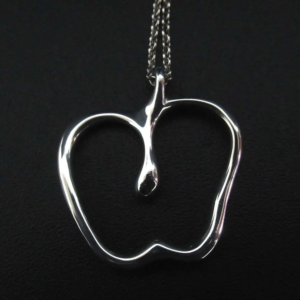 Tiffany&Co ティファニー エルサペレッティ アップル ロングネックレス ペンダント 925SV シルバー