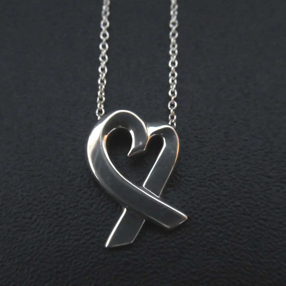 Tiffany&Co ティファニー ラビングハート ネックレス ペンダント 925SV シルバー