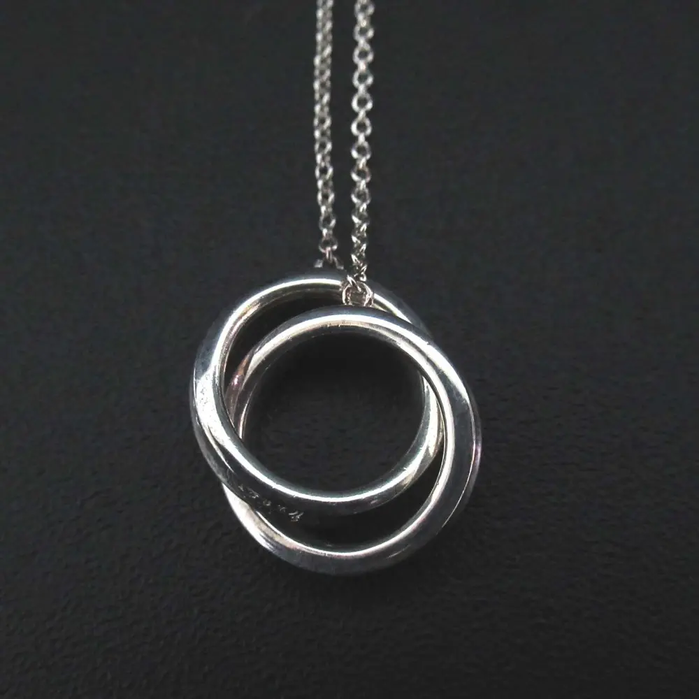 Tiffany&Co ティファニー インターロッキング サークル 1837 ネックレス ペンダント Ag925 シルバー