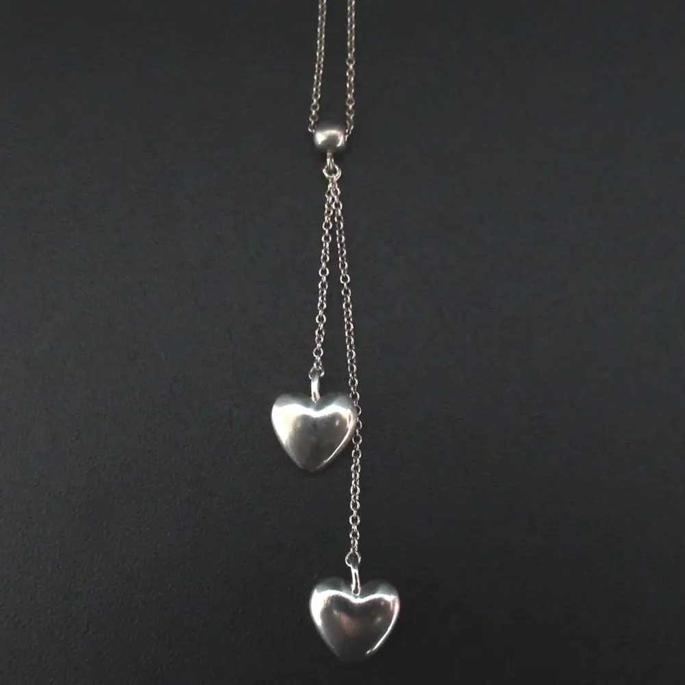 Tiffany&Co ティファニー ダブルドロップハート ネックレス 925SV シルバーの買取実績【2025年9月買取】