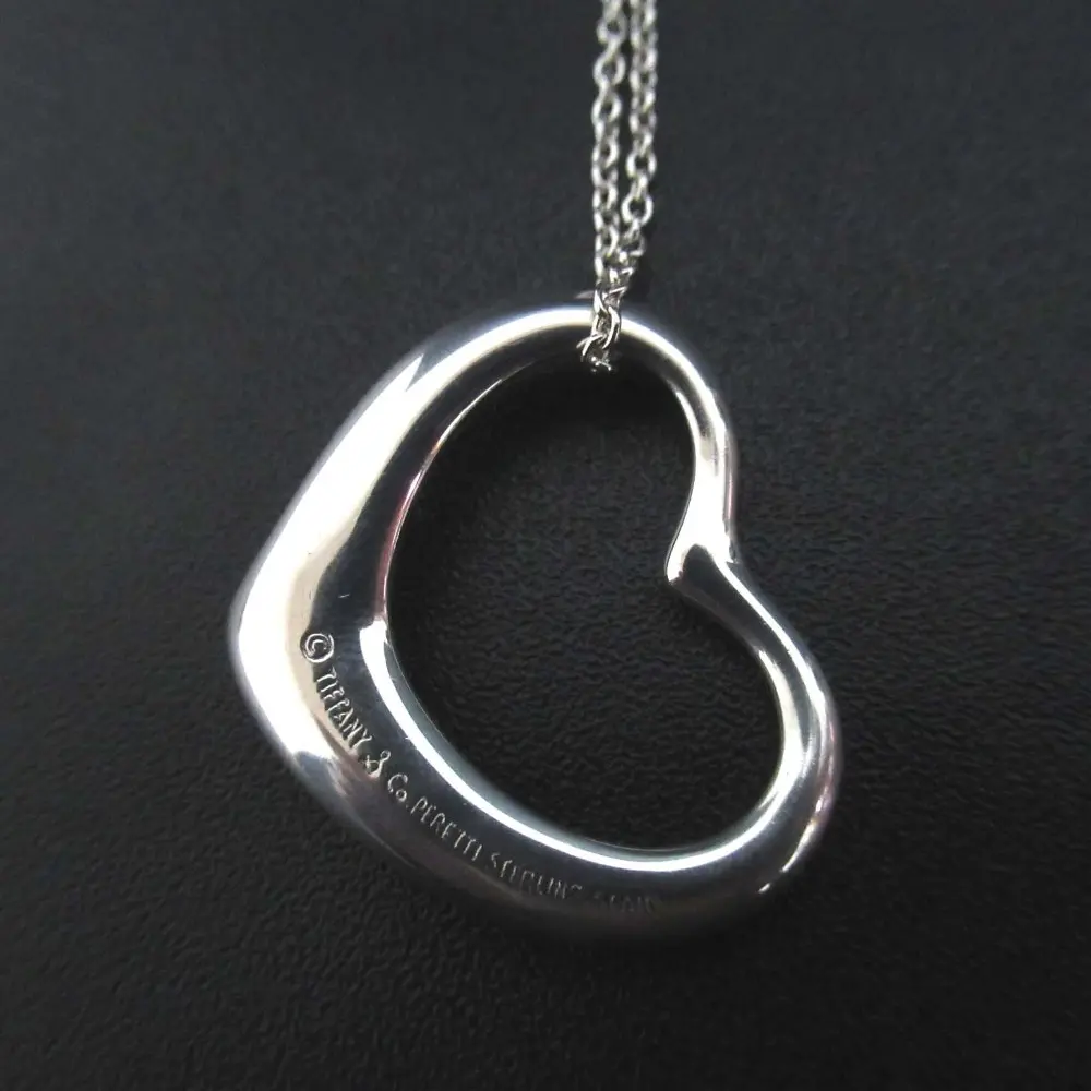 Tiffany&Co ティファニー エルサペレッティ オープンハート ネックレス ペンダント 925SV シルバー