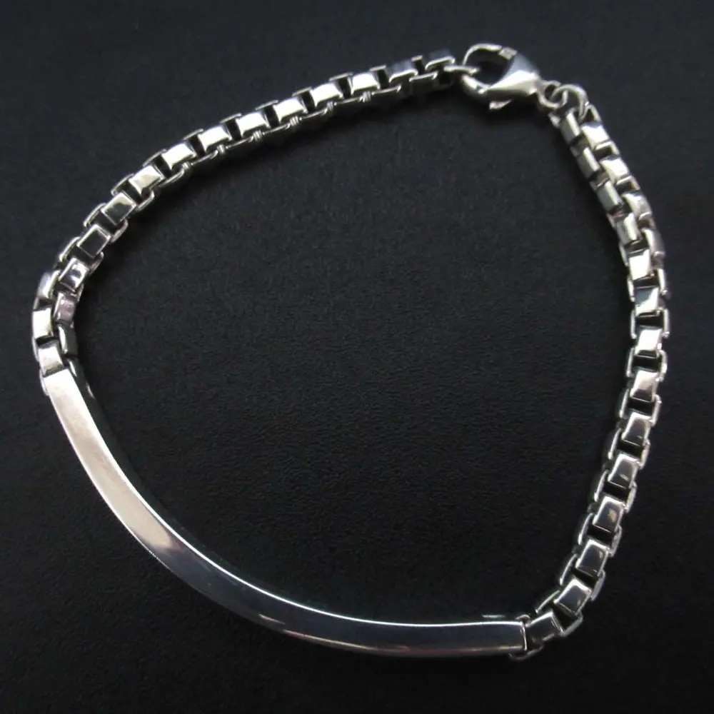 Tiffany&Co ティファニー ベネチアン リンク ID ブレスレット 925SV シルバー