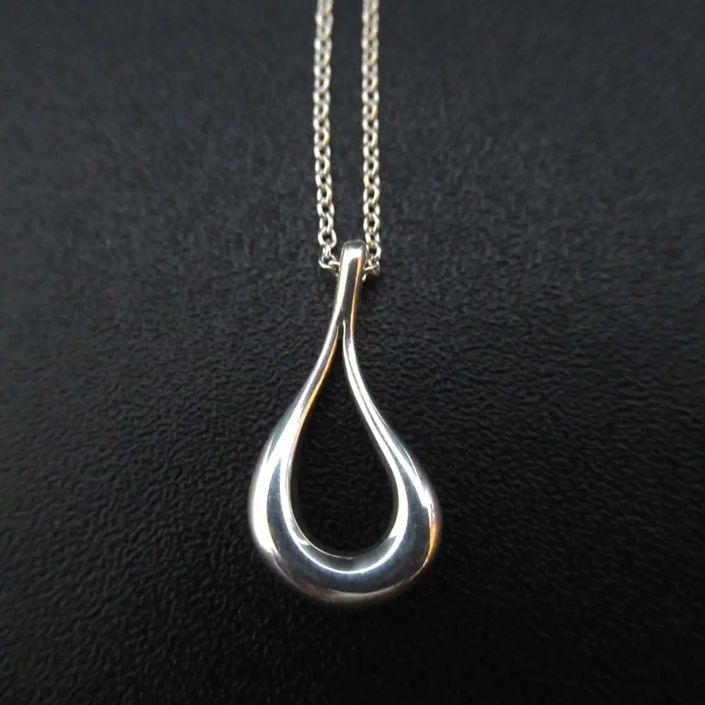 Tiffany&Co ティファニー エルサペレッティ オープンティアドロップ ネックレス ペンダント 925SV シルバー