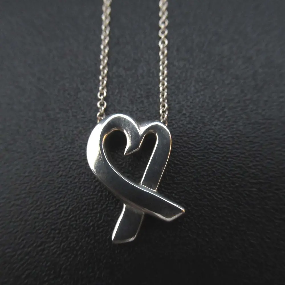 Tiffany&Co ティファニー パロマピカソ ラビングハート ネックレス ペンダント 925SV シルバー