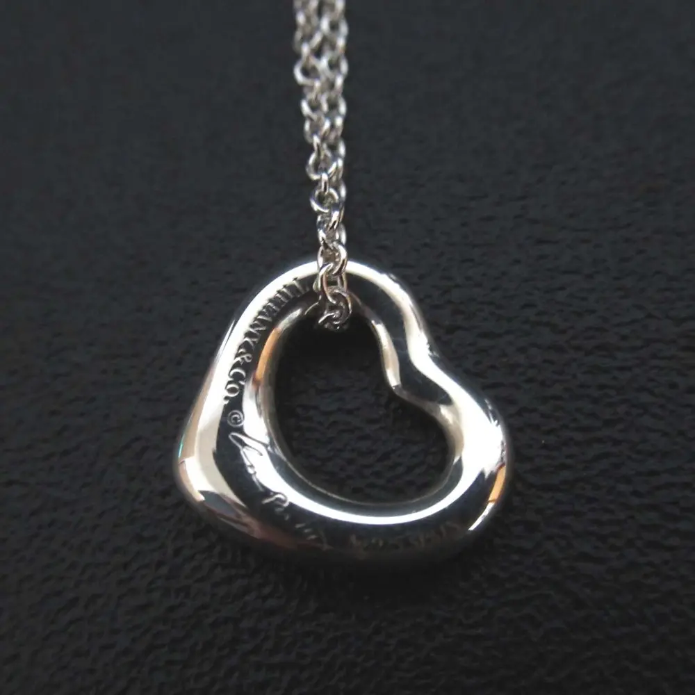 Tiffany&Co ティファニー オープンハート ミニ ネックレス ペンダント 925SV シルバー