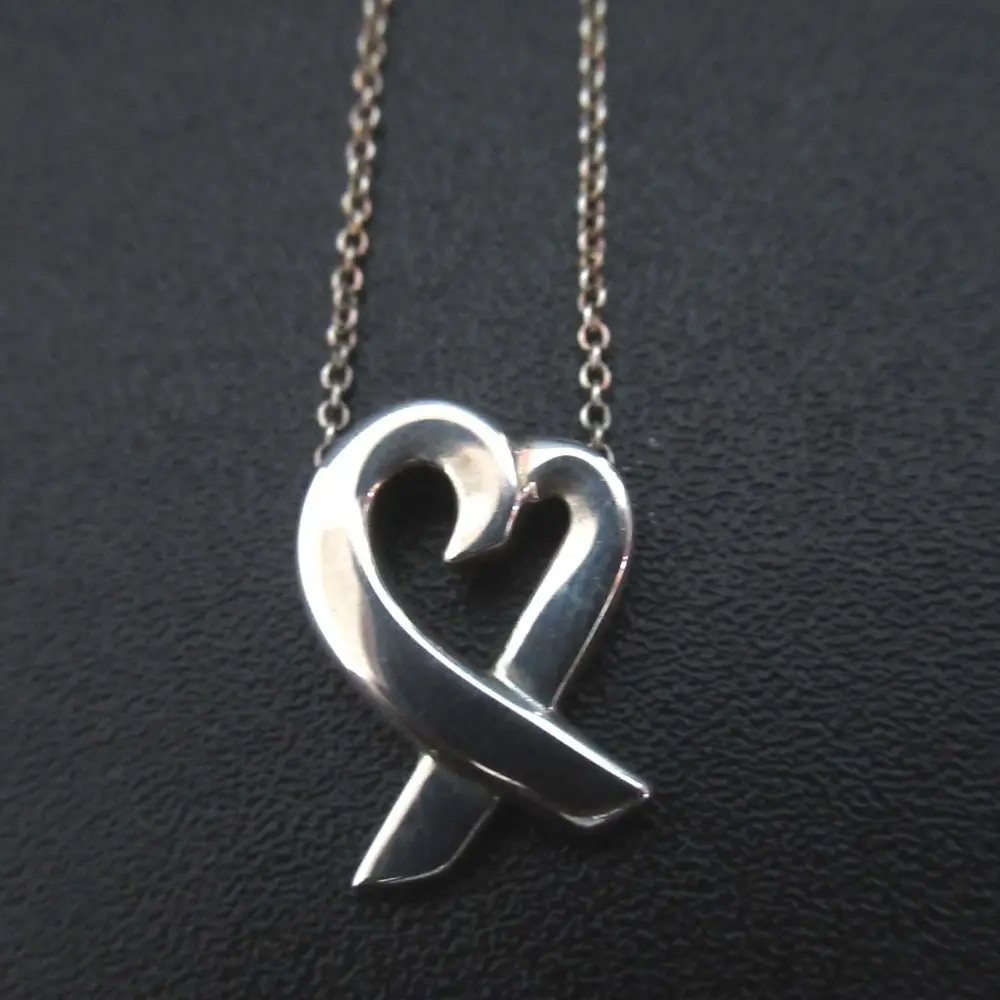 Tiffany&Co ティファニー パロマピカソ ラビングハート ネックレス ペンダント 925SV シルバー