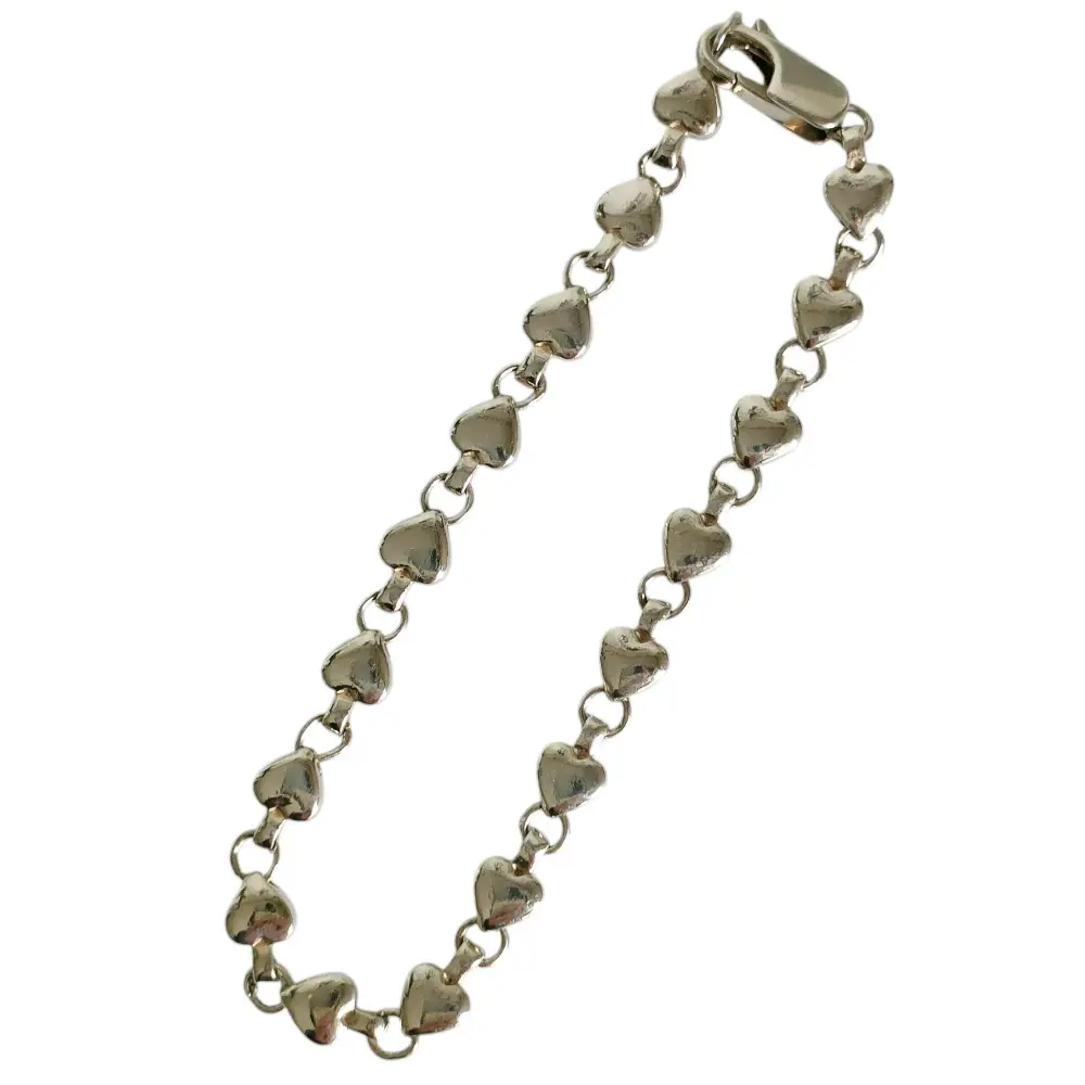 TIFFANY&Co ティファニー 925 パフハートブレス ブレスレット 箱付き シルバーの買取実績【2026年1月買取】