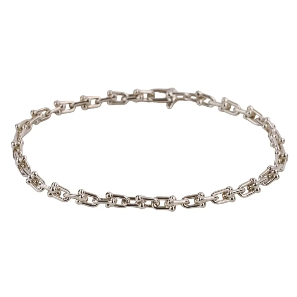 Tiffany & Co. ティファニー ハードウェア マイクロリンク ブレスレット 925 シルバー