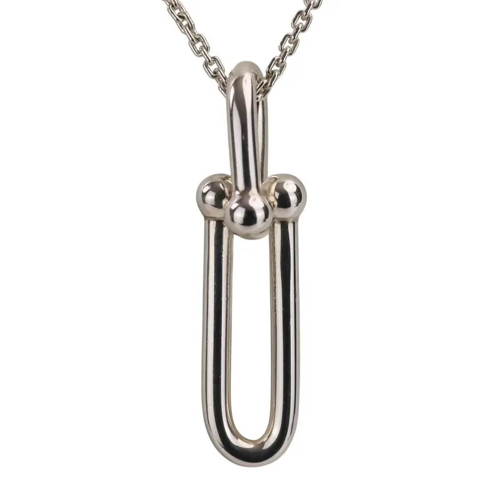 Tiffany & Co. ティファニー ハードウェア リンクペンダント チェーンネックレス 925 シルバー