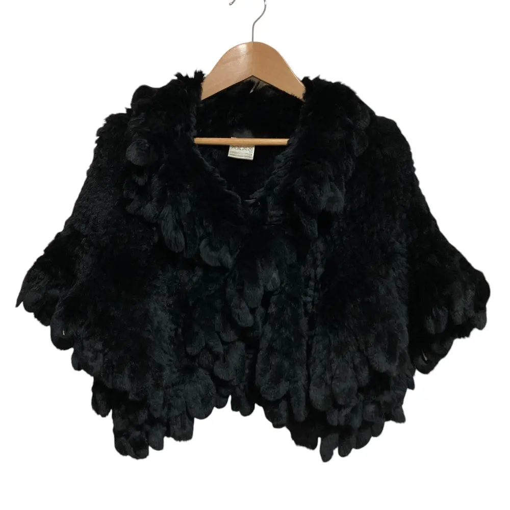 TO BE CHIC トゥービーシック レッキスファー 毛皮 ボレロ ブラック